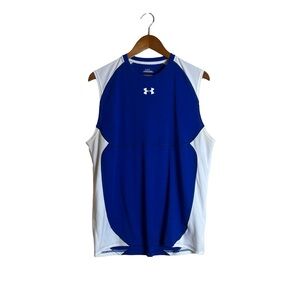 Under Armour blue activewear tank. Size large